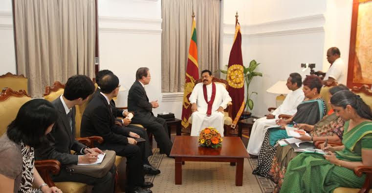 Korean Envoy Meets President Rajapaksa 1