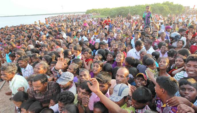 Manmunai Bridge open by President 4