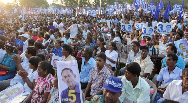 mass rally at Debarawewa 1