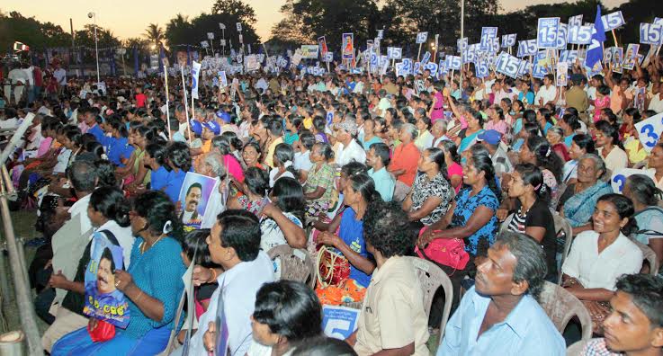 mass rally at Debarawewa 2