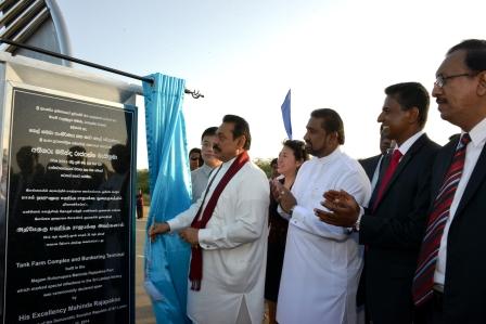 magampura port  tank farm complex opening