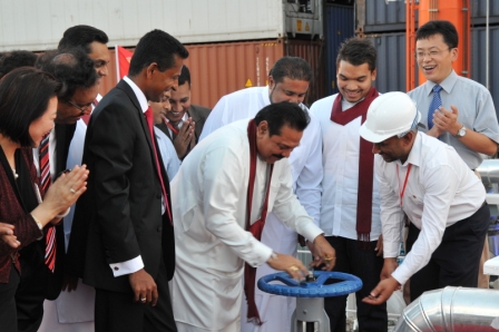 magampura port  tank farm complex opening 1