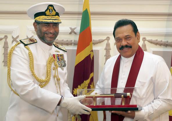 Navy Commander calls on President 