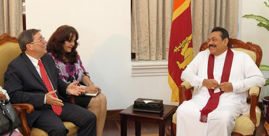 Cuban Foreign Affairs Minister Calls on President Rajapaksa 1