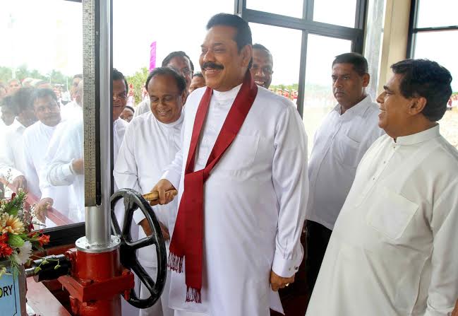 President Inaugurates the Daduru Oya Project 2