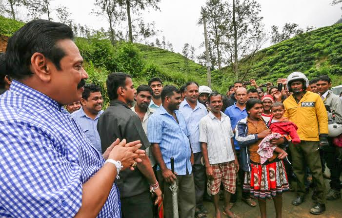 President Stops on the  Inspecting Road Clearance Work 2