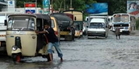 ප්‍රදේශ රැසකට කාලගුණයෙන් බාධා