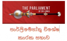 පාර්ලිමේන්තු විශේෂ කාරක සභාව ආරම්භ වෙයි