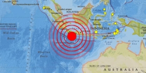 නැගෙනහිර ඉන්දුනීසියාවට ප්‍රබල භූ කම්පනයක්