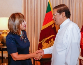 එක්සත් ජාතීන්ගේ සංවිධානයේ නිත්‍ය නියෝජිතවරිය ජනපති හමු වෙයි.