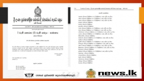 මහජන ආරක්ෂාවට අති විශේෂ ගැසට් නිවේදනයක් නිකුත් වෙයි