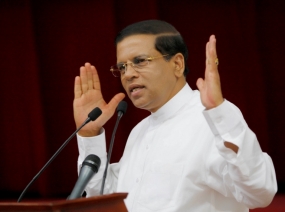 ජාතිවාදී සටන් පාඨයන්ගෙන් නැවතත් රට යුද්ධයකට ඇදගෙන යාම නොකළ යුතු යි - ජනපති