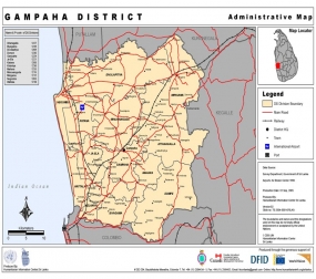 අයහපත් කාලගුණයෙන් ගම්පහ දිස්ත්‍රික්කයේ පවුල් 1,946ක් පීඩාවට