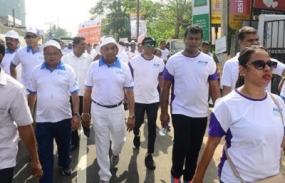 දියවැඩියාව ගැන දැනුවත් කෙරෙන පාගමනක්