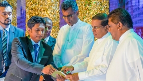 නාගරික පුනර්ජීවන ව්‍යාපෘතියේ සේවය කරන ශ්‍රමිකයින්ට ජනපති අතින් සම්මාන