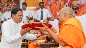 මහා සංඝරත්නයේ අවවාද අනුශාසනාවලින් තොර රාජ්‍ය පාලනයක් රට තුළ ගෙන නොයන බව ජනපති පවසයි