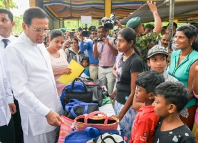 ග්‍රාමශක්ති ජනතා ව්‍යාපාරය කි්‍රයාත්මකවන අනුරාධපුර, පථගස්වැව, ආසිරිගම ගම්මානය ජනපතිගේ නිරීක්ෂණයට