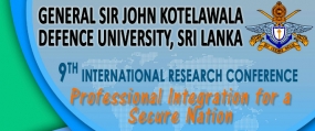 කොතලාවල ආරක්‍ෂක විශ්වවිද්‍යාලයේ වාර්ෂික ජාත්‍යන්තර සම්මන්ත්‍රණය - 2016