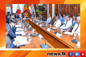 එක්සත් ජාතීන්ගේ ලෝක ආහාර වැඩසටහන යටතේ ජපානය මෙරටට සිදුකළ ප්‍රදානයන් නිල වශයෙන් භාරදීම ජනාධිපති කාර්යාලයේ දී