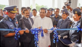 ජනපති අතින් ගුවන් හමුදා නව පිහිනුම් තටාකය විවෘත වේ