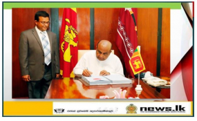 ශ්‍රී ලංකා සුරැකුම්පත් සහ විනිමය කොමිෂන් සභා පනත් කෙටුම්පතට කථානායකවරයා සිය සහතිකය සටහන් කරයි