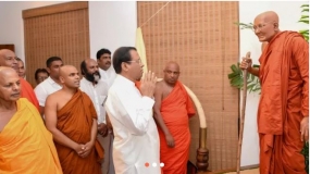 “දවුල්දෙණ ඤාණීස්සර මහා නාහිමි” ගුණානුස්මරණ ගොඩනැඟිල්ල විවෘත කිරීම ජනපති ප්‍රධානත්වයෙන්