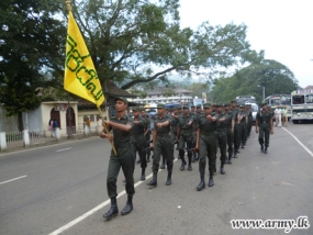 යුද හමුදා ආධුනික සෙබළුන්ගේ පාගමනක්