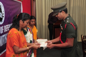 තවත් රණවිරුවන් 50 දෙනෙකුට පොලී රහිත ණය