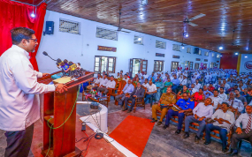 ජනපති දුන් පොරොන්දුව ඉටු කරමින් මල්වාන අල් මුබාරක් මධ්‍ය මහා විද්‍යාලයට නව ශ්‍රවණාගාරයක්