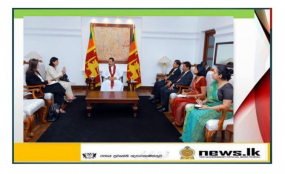 ශ්‍රී ලංකාවේ ඉතාලියේ තානාපතිනිය සහ අග්‍රාමාත්‍යවරයා අතර හමුවක්