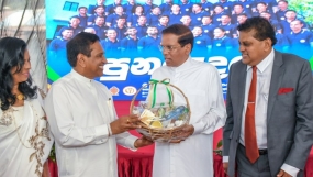 ශ‍්‍රී ලංකා ආයුර්වේද ඖෂධ සංස්ථාවේ නව සිව්මහල් ගබඩා සංකීර්ණය ජනපති අතින් විවෘත කෙරේ