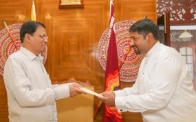 වැඩබලන අමාත්‍යවරු දෙදෙනෙකු දිවුරුම් දෙති