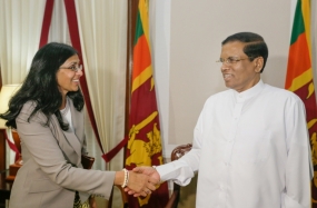 නිෂා බිස්වාල් ජනපති හමුවේ