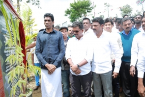 නාය යෑමෙන් විපතටපත් පවුල් වෙනුවෙන් ඉදිකළ නිවාස 25ක් ජනතා අයිතියට