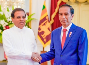 ශ්‍රී ලංකා - ඉන්දූනීසියා රාජ්‍ය නායකයින් හමු වෙයි.