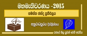 සමස්ත ඡන්ද ප්‍රතිඵලය -  අනුරාධපුරය දිස්ත්‍රික්කය