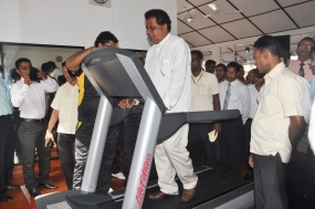 ධීවර අමාත්‍යාංශයේ අභිනවයෙන් ඉදි වූ ශරීර සුවතා මධ්‍යස්ථානය විවෘත වේ