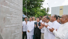 දක්ෂිණ අධිවේගි මාර්ගයේ ගොඩගම  - හම්බන්තොට මාර්ගයේ ඉදිකිරීම් ඇරඹේ