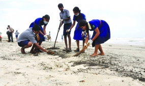 වෙරළ පිරිසිදු කිරීමේ ජාතික වැඩසටහන ජනපති ප්‍රධානත්වයෙන්