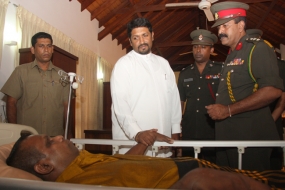 ආරක්ෂක රාජ්‍ය ඇමැති &quot;මිහිඳු සෙත් මැඳුර&quot; නිරීක්ෂණ චාරිකාවක