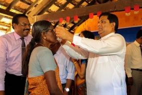 කුරුණෑගල සහ මන්නාරමේදී ජනතා සේවය වැඩසටහන් මාලාවක්