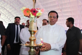 මත්ද්‍රව්‍ය භාවිතයට එරෙහිව ප‍්‍රබල ජනමතයක් සමාජගත කිරීමට සියලු දෙනා එක්විය යුතුයි- ජනපති