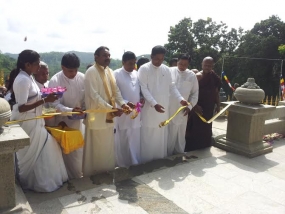 ගාල්ල වතුරවිල බුද්ධ ප්‍රතිමා වහන්සේ නිරාවරණය කෙරේ