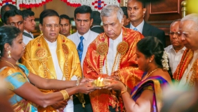 ජාතික දීපවාලී උත්සවය ජනපති සහ අගමැති ප‍්‍රධානත්වයෙන්