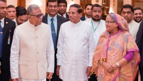 බංග්ලාදේශ ජනපතිගෙන් ශ්‍රී ලංකා ජනපතිට විශේෂ රාත්‍රී භෝජන සංග්‍රහයක්