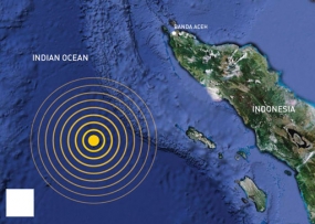 ඉන්දුනීසියාවට ඒකක 7.3ක ප‍්‍රබලත්වයකින් යුතු භූ කම්පනයක්