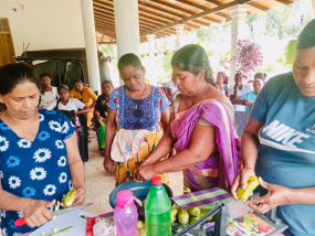 විලච්චියේ කාන්තාවන් පිරිසකට බයිට් වර්ග නිෂ්පාදන පුහුණුවක්