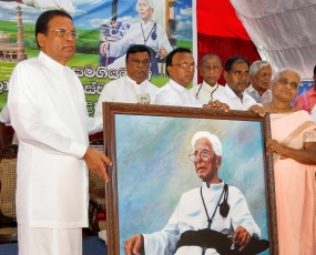 මර්සලින් ජයකොඩි පියතුමාට උපහාර පිදීමේ උත්සවය ජනපති ප්‍රධානත්වයෙන්