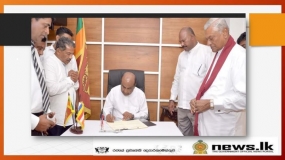 වාරිමාර්ග ග්‍රාමීය සංවර්ධන රාජ්‍ය ඇමැති රාජකාරි අරඹයි