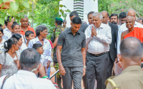 අනුරාධපුර ඓතිහාසික ජය ශ්‍රී මහා බෝධි පරිශ්‍රයේ කිලෝවොට් 150 ක ධාරිතාවකින් යුත් සූර්යබල විදුලි පද්ධතිය ජනපති අතින් විවෘත කෙරේ